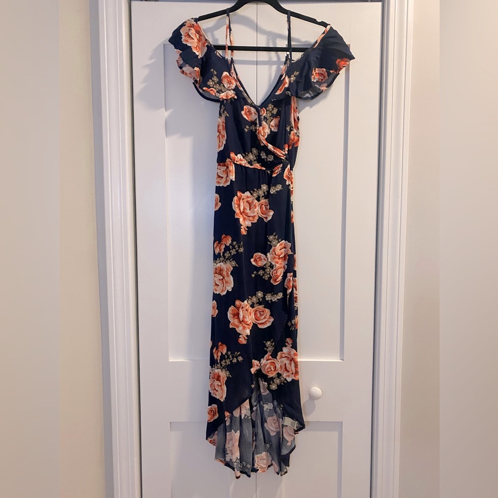 Floral High Low Dress